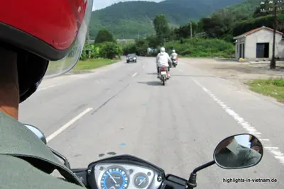 Mit dem Motorrad